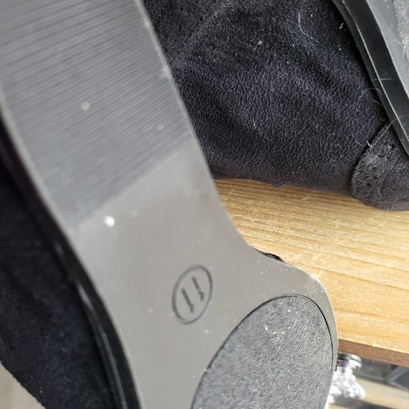 Cute Black Ankle boots sz 11 / Platform Heels / Booties / Wedges / Mossimo - Picture 4 of 6